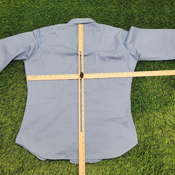 Vintage 80s Big-Mac Workwear Button Shirt M/L 22x29 Utility - Picture 4 of 10